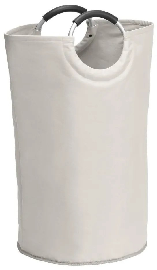 WENKO 3440001100 - STONE szennyeskosár 38x72 cm bézs/ezüst/fekete