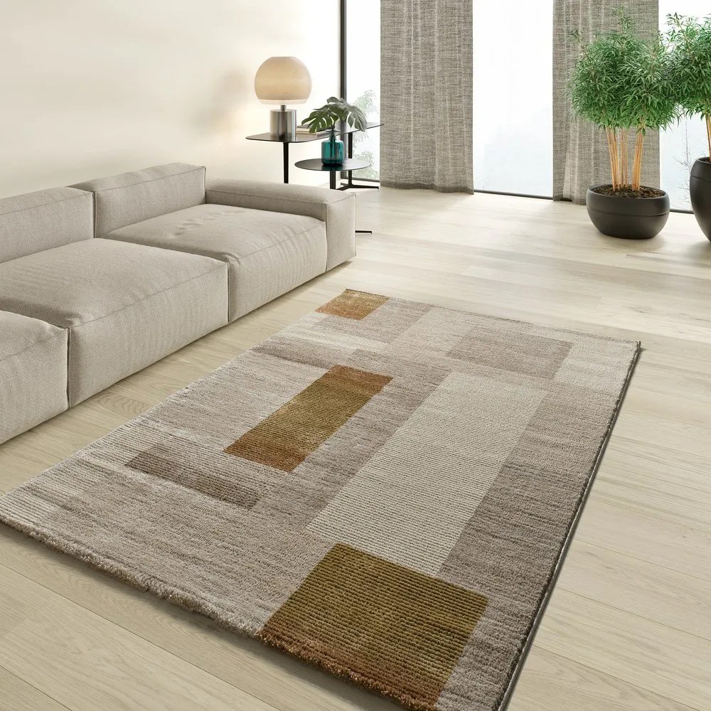 Narancssárga-bézs szőnyeg 80x150 cm Melfi – Universal
