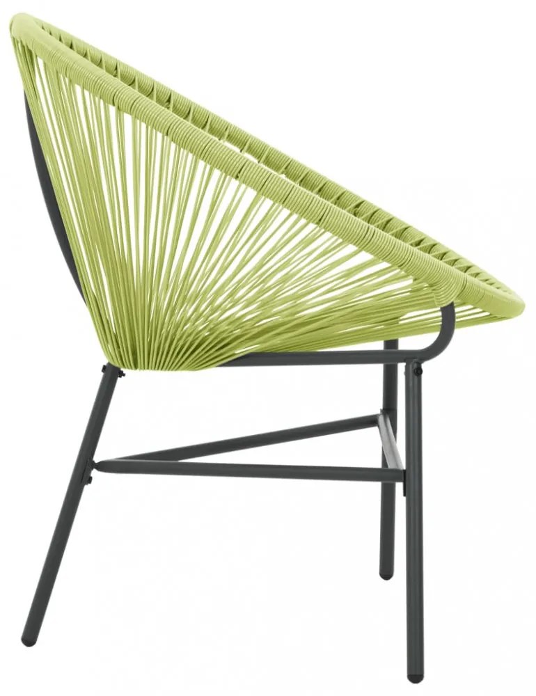 zöld polyrattan kerti Acapulco szék