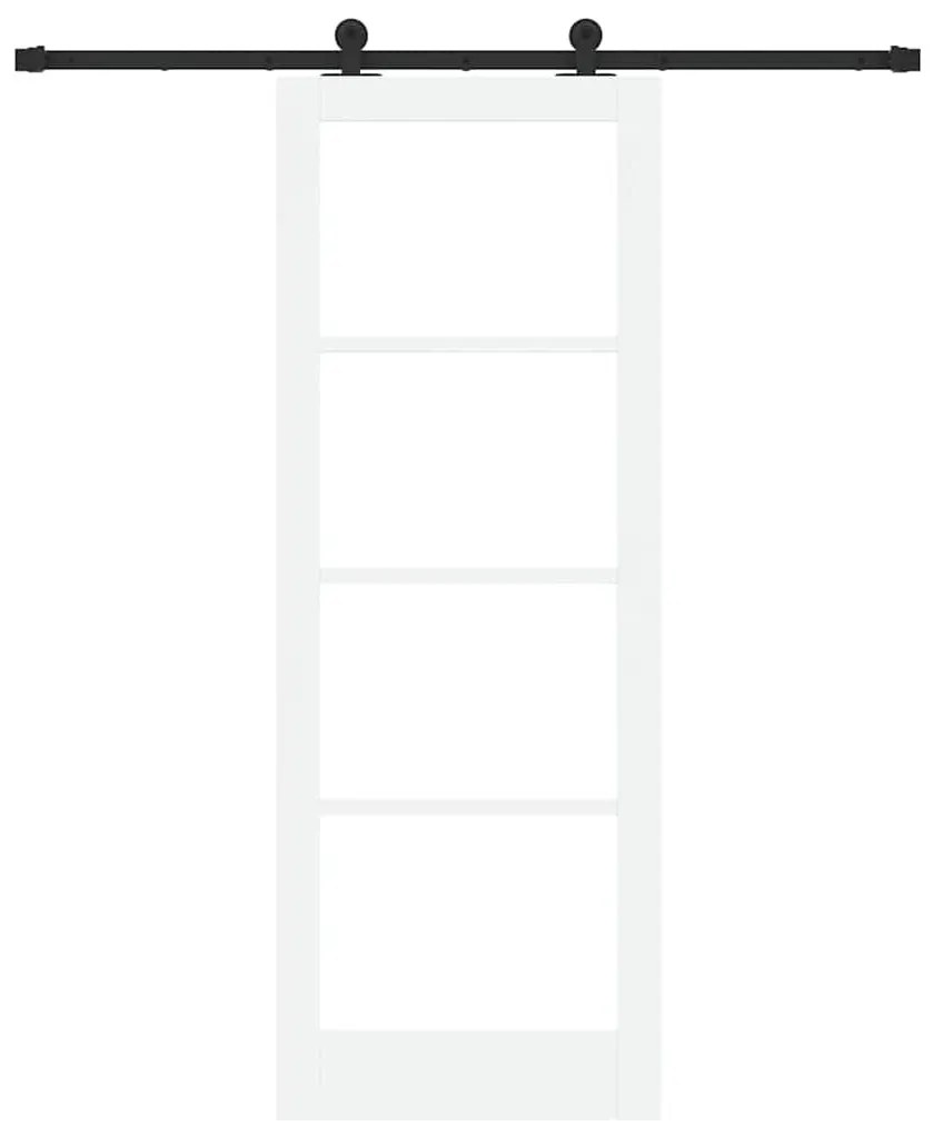 Csúszóajtó ORKDAL Fehér 78 x 211 cm Fa és fém