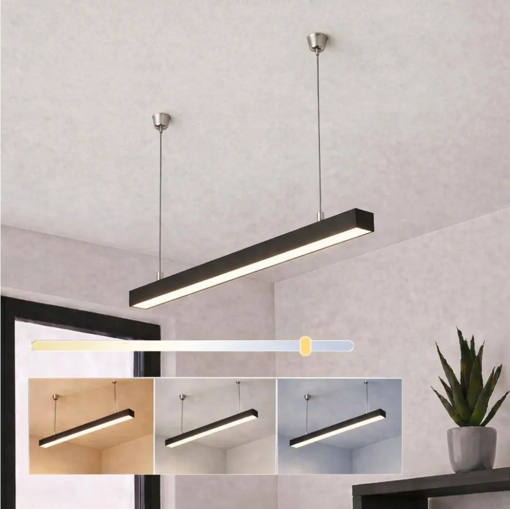 Brilagi - FULLDAY LED függeszték 10/15/20W, 230V, 2700/4000/6000K, 60cm, fekete