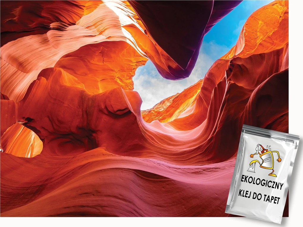 Fotótapéta Flizelina Absztrakt 3D Barlang Sziklák Természet 350x250 ragasztó