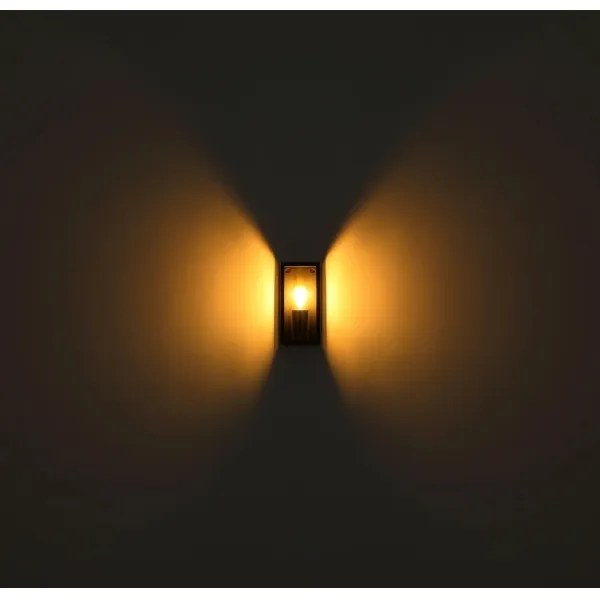 Globo 31982S - Kültéri fali lámpa LOGANA 1xE27/60W/230V IP44 fekete