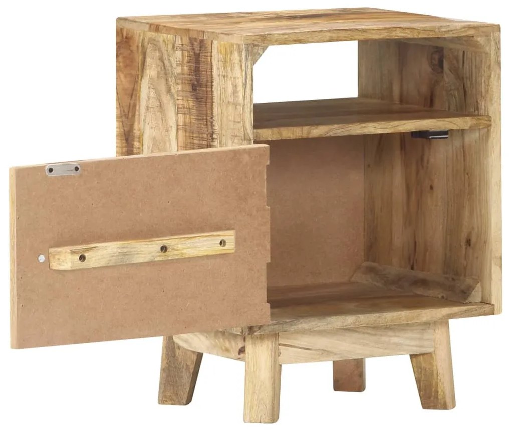 nyers mangófa éjjeliszekrény 40 x 30 x 50 cm