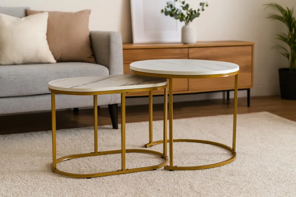 Kétrészes Dohányzóasztal