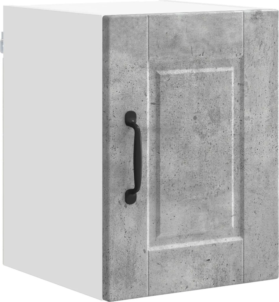 vidaXL Konyhaszekrény polcokkal Beton Szürke 30 x 31 x 40 cm Faanyag