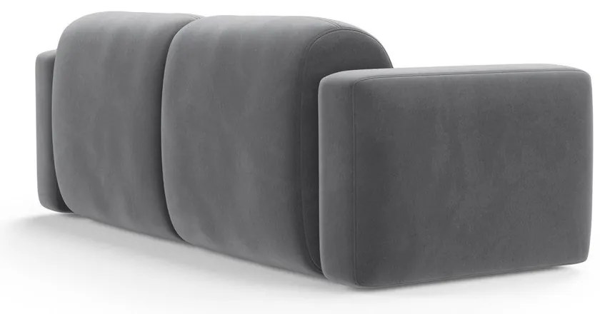 Szürke bársony kanapé 220 cm Strino – Cosmopolitan Design