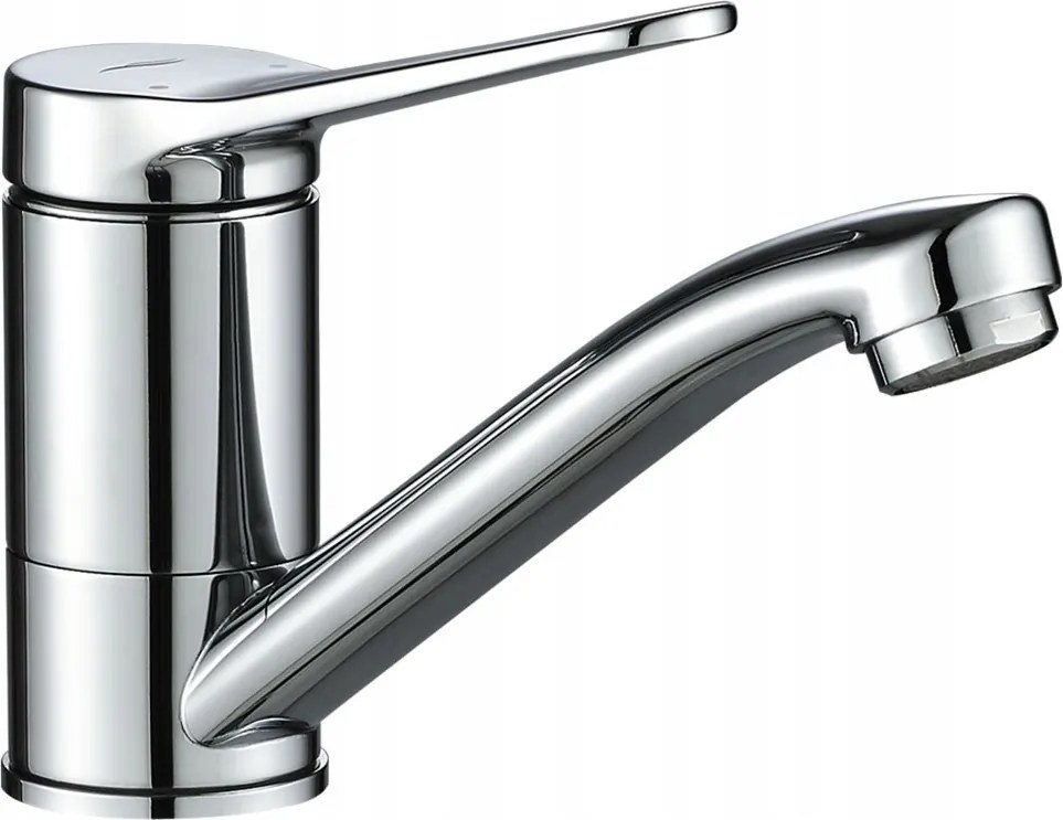 Mosdó Csaptelep Mozgatható Kifolyócsővel Alacsony Króm Kuchinox