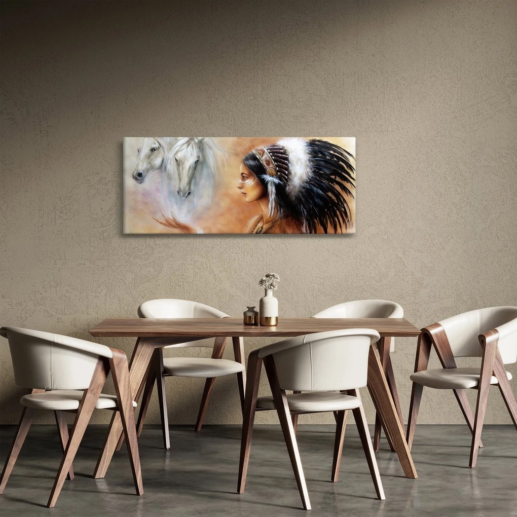 Kép - Indiánok varázslata (120x50 cm)