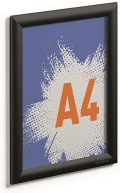 Posztertábla, fali, A4, alumínium keret, DURABLE, fekete (DB479601)