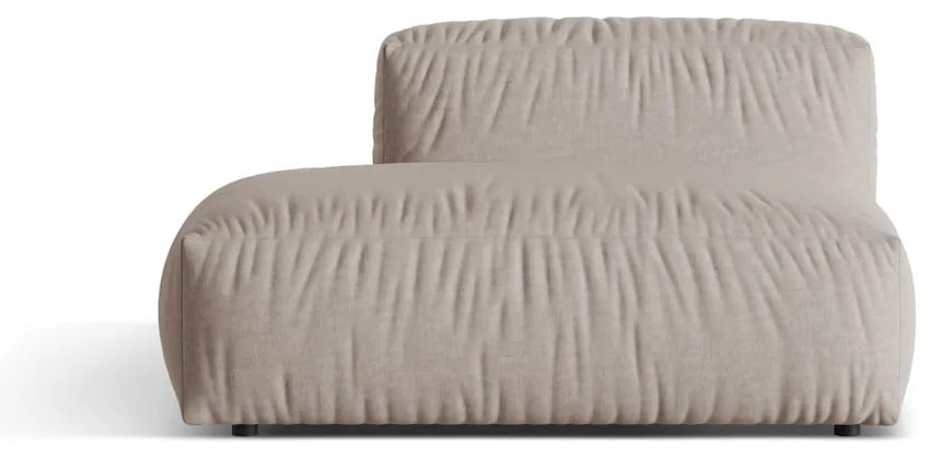 Bézs kanapé modul (bal oldali) Martina – Micadoni Home