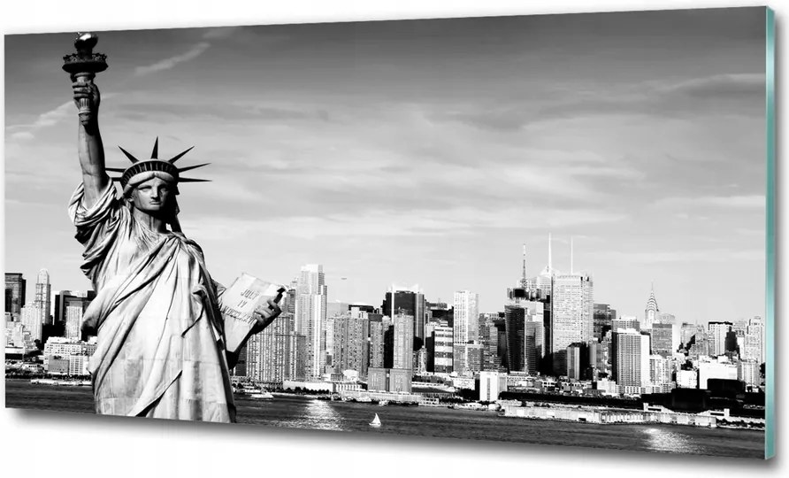 Fotó üvegkép Manhattan New York 125x50