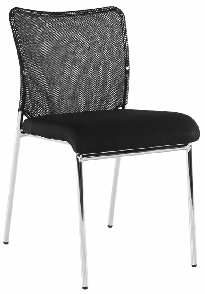 Irodai szék, fekete/króm, ALTAN
