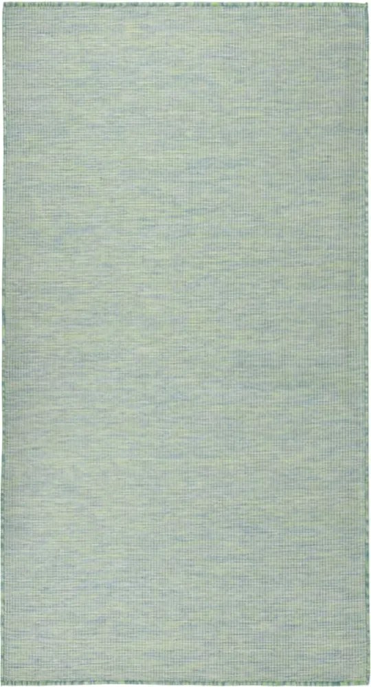 vidaXL türkizkék lapos szövésű kültéri szőnyeg 80 x 150 cm