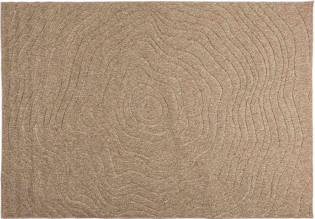 vidaXL Területszőnyegek Moiré AGIRA Természetes 200 x 140 cm