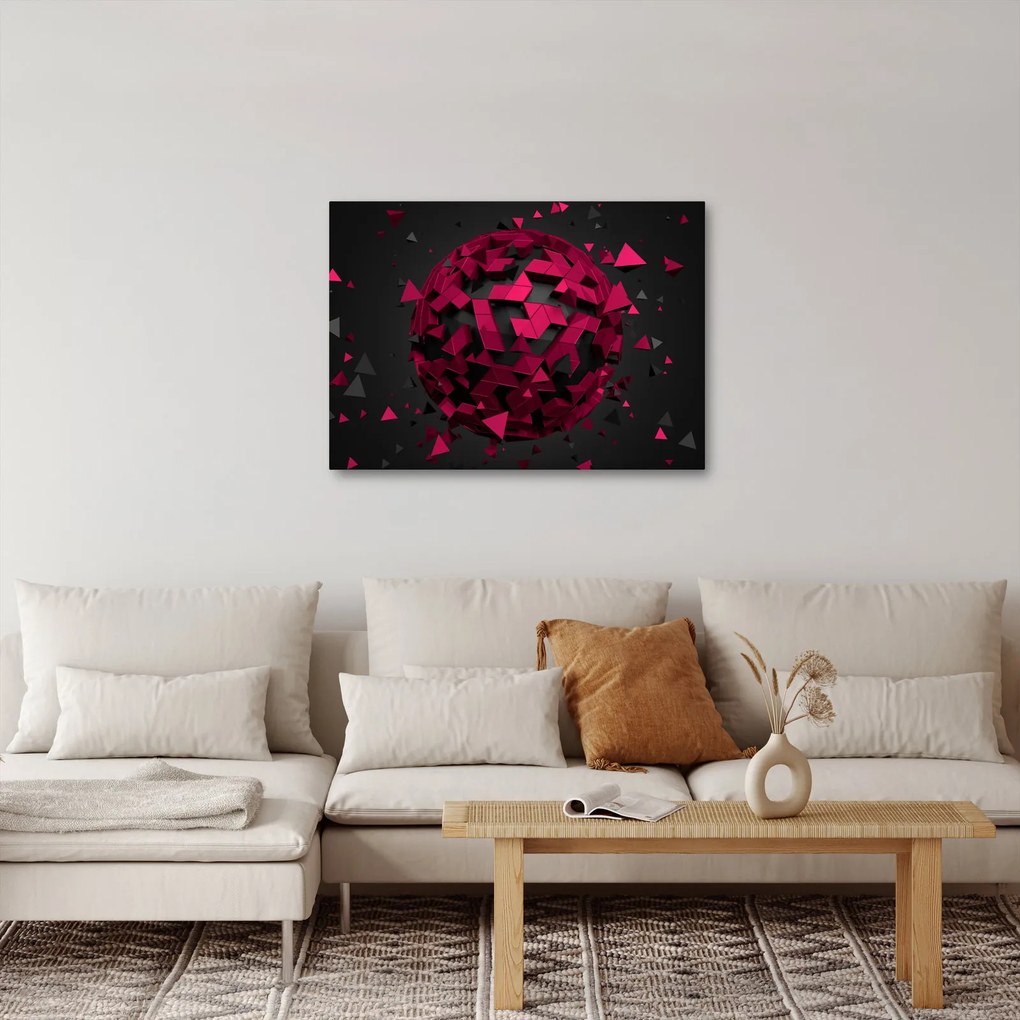 A 3D absztrakció képe (70x50 cm)