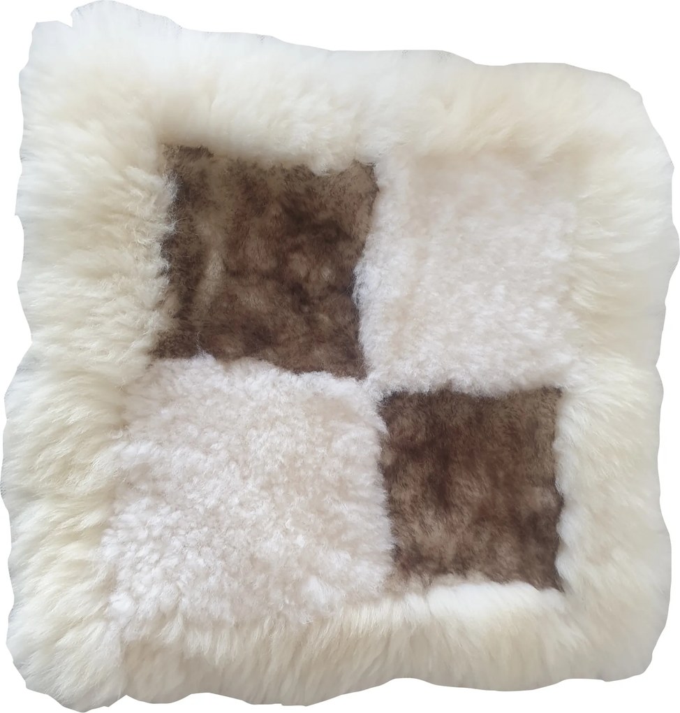 Natúr báránybőr szőnyeg – Ágytakaró kicsi