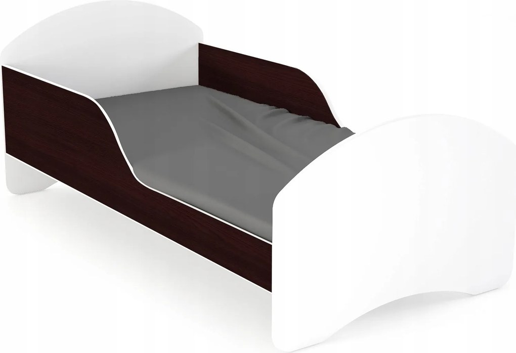 Gyerekágy LEO2 140x70 fehér-wenge