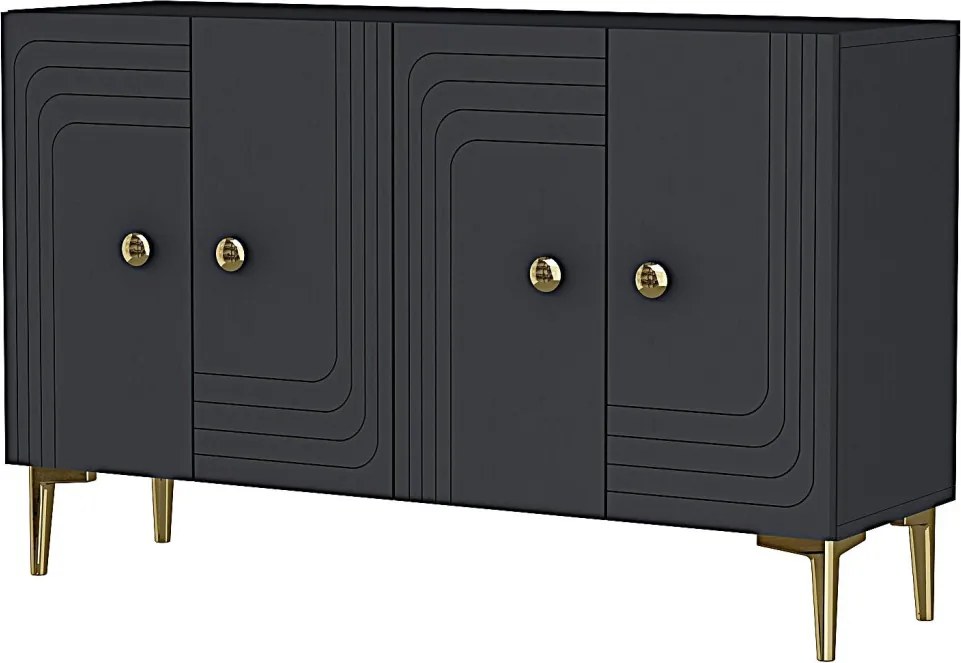 Lessi 120 - Anthracite, Gold