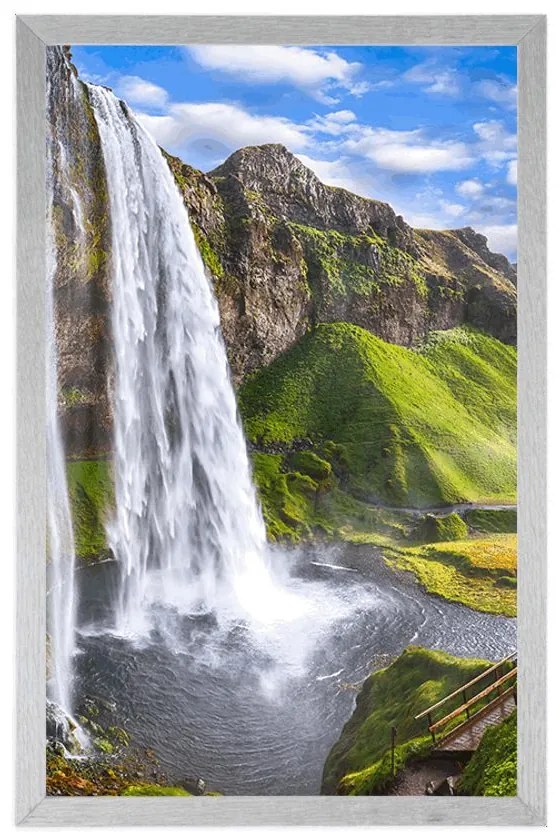 Poszter Seljalandsfoss vízesés