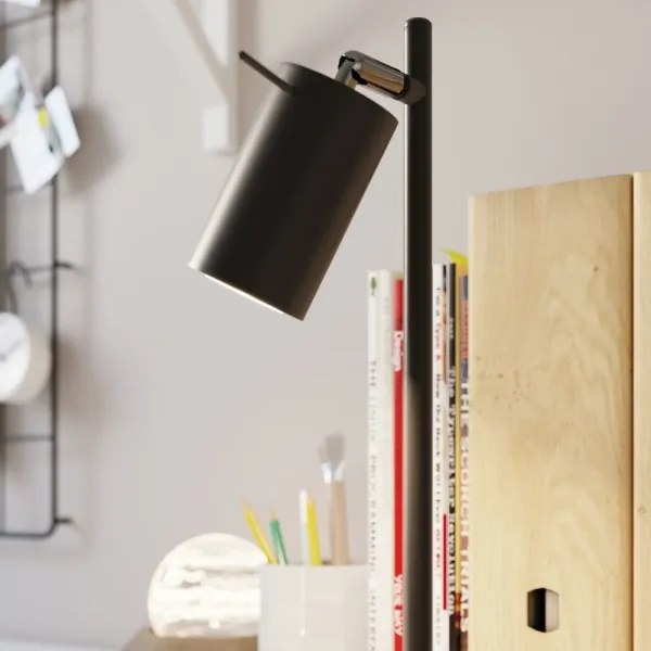 Sollux SL.1091 - Asztali lámpa RING 1xGU10/10W/230V fekete