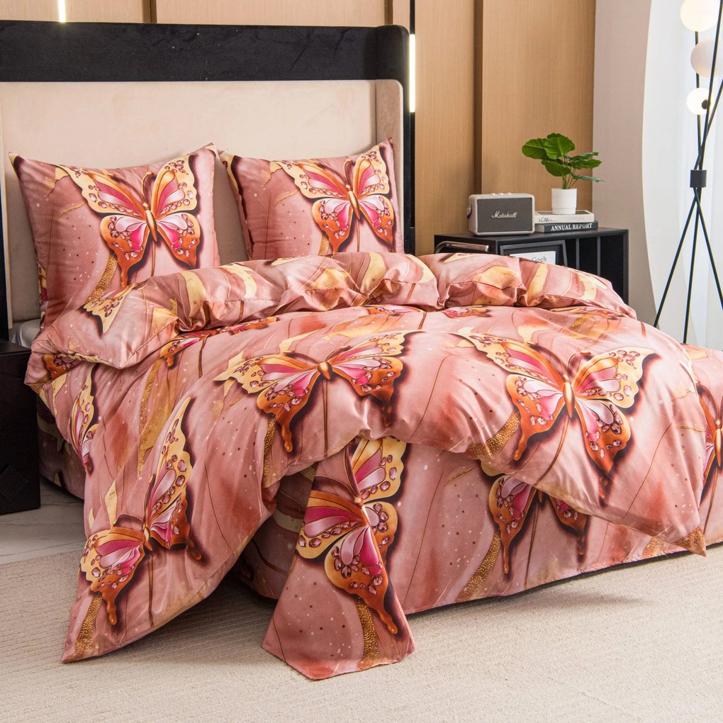 Mikroszálas ágyneműhuzat MONARELLE rózsaszínű Ágyneműhuzat mérete: 70 x 80 cm | 140 x 200 cm