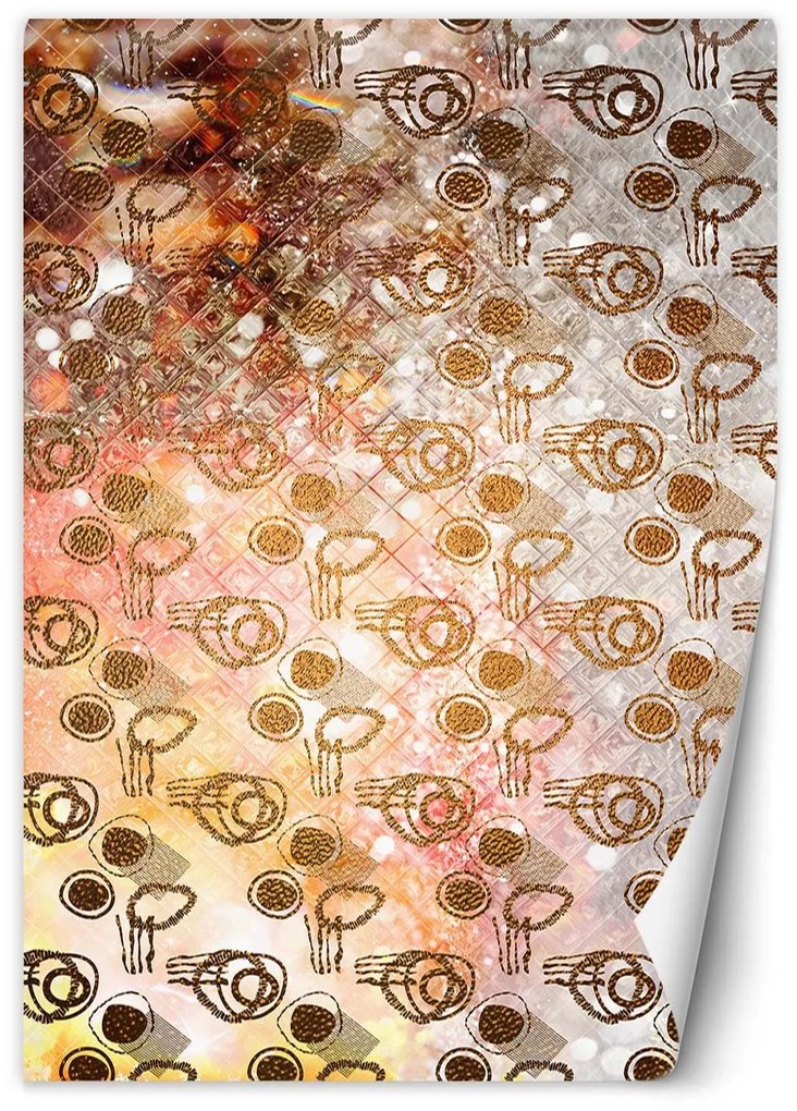 Gario Fotótapéta Arany formák Anyag: Vlies, Méret: 150 x 210 cm