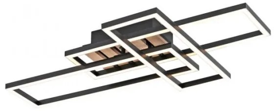 JUST LIGHT. 14051-79 - LED mennyezeti lámpa AKUSZTIKA LED/20,5W/230V tölgy/fekete