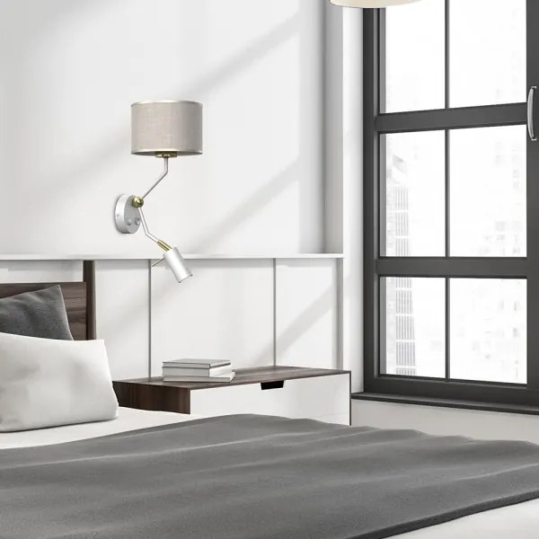 Fali lámpa LINO 1xE27/40W/230V + 1xGU10/MR11/7W