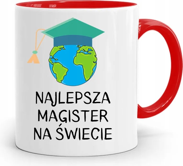 Mester Bögre Piros Születésnapi Ajándék fényképes nyomtatással