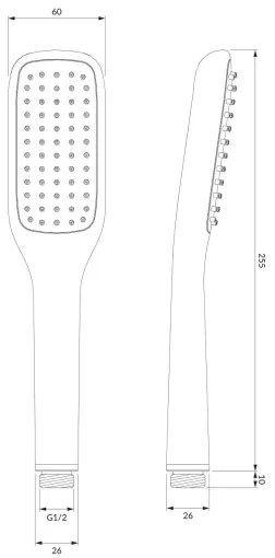 OMNIRES HUDSONX-PCR - HUDSONX zuhanykészlet, fényes króm