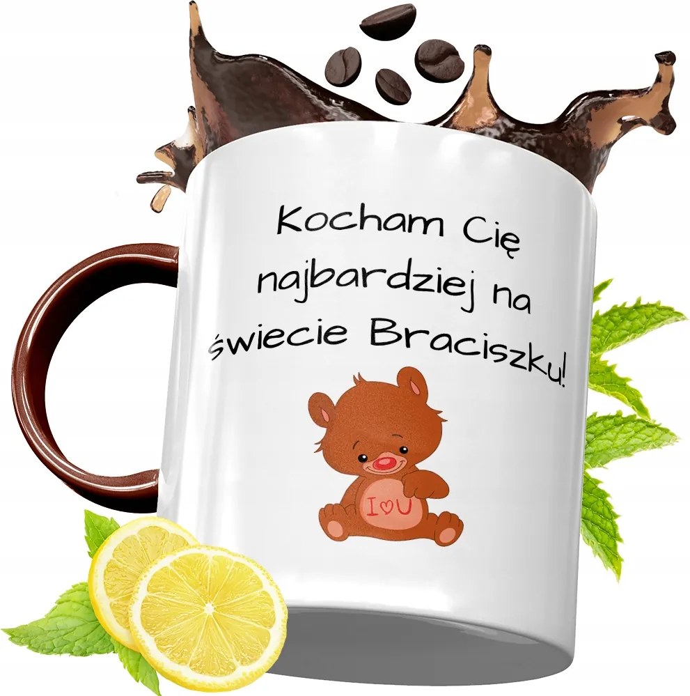 Bordó Bögre Testvérnek Születésnapra Ajándék fényképes nyomattal