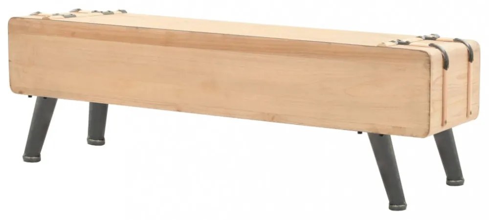 tömör fenyő TV-szekrény 120 x 33 x 35 cm