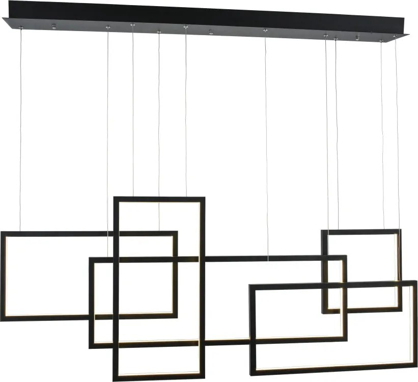 AZZARDO 2850 QUADRATUS WHITE Modern Led Függesztett Lámpa LED IP20