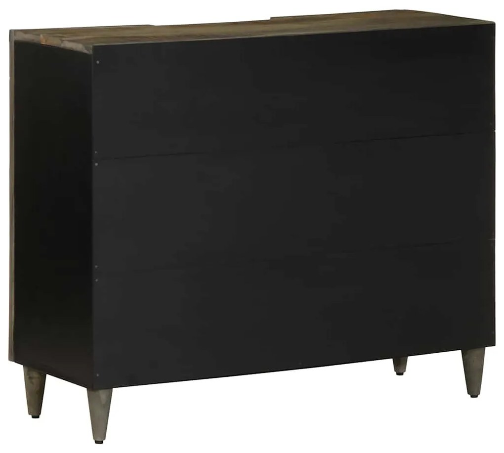 tömör fa mangó komód 90x33x75 cm