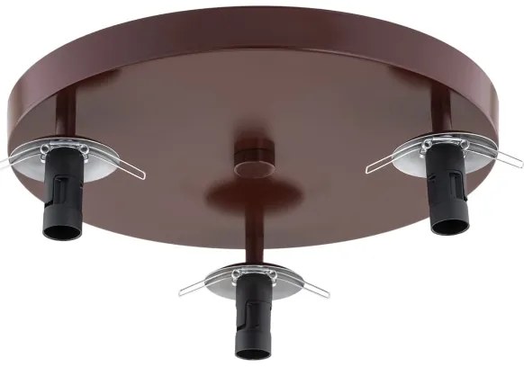 Argon 6292 - Mennyezeti lámpa FABIO 3xE14/7W/230V alabástrom barna