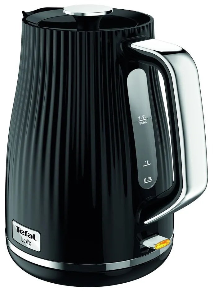 Fekete vízforraló 1,7 l Loft KO250830 – Tefal