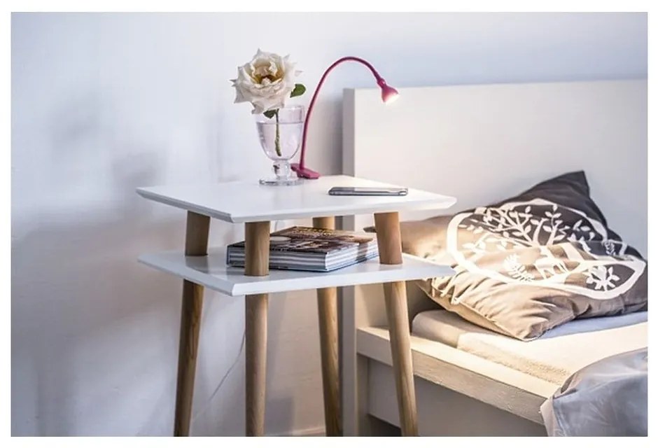 Square világosszürke dohányzóasztal, 55 x 55 cm - Ragaba