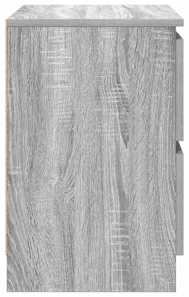 szürke sonoma színű szerelt fa TV-szekrény 40x35x54 cm