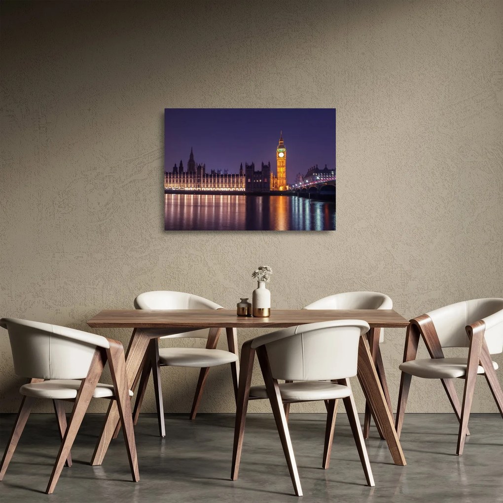 Londoni kép (üvegen) (70x50 cm)