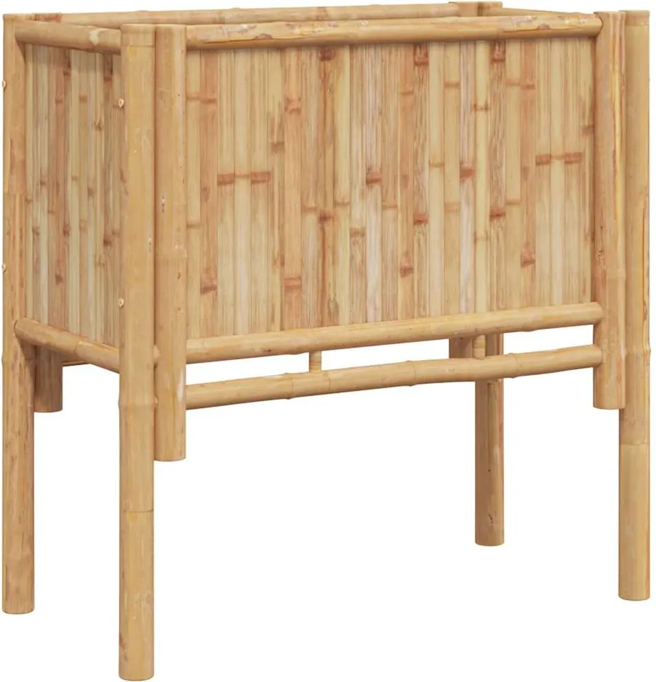 vidaXL Emelt Ágy Barna 70 x 35 x 70 cm bambusz