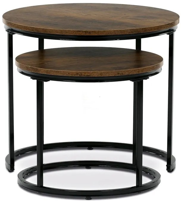 Dohányzóasztal 53×53×46 cm, MDF, Old Wood. CT-G1145 OLW