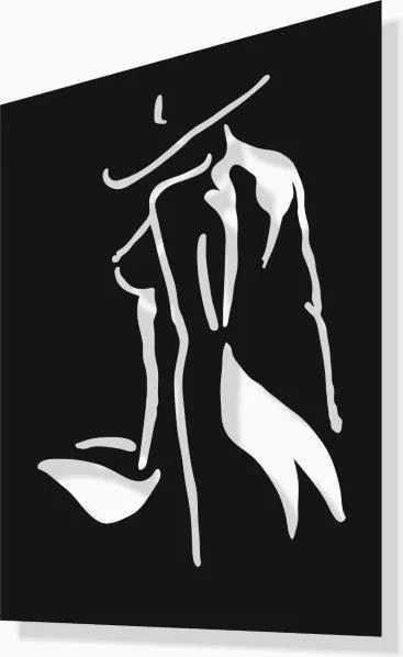 3D Áttört Kép 42X30 Ő Kalap Fali Dekoráció