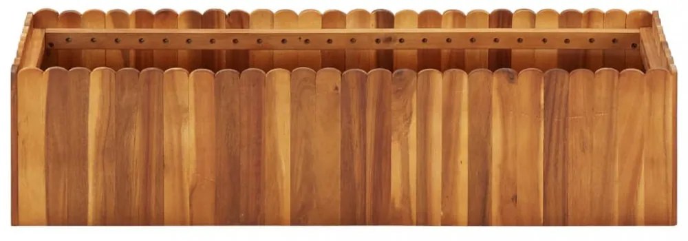 tömör akácfa kerti magaságyás 100 x 30 x 25 cm
