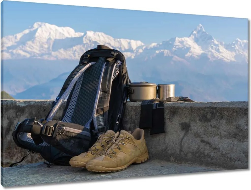 Vászonkép 90x60 Magashegyi felszerelés