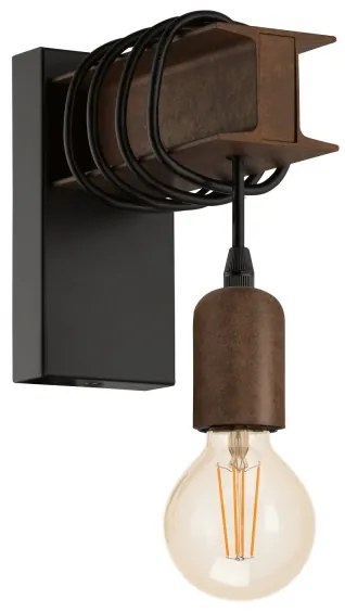 Eglo 43152 - Fali lámpa TOWNSHEND 1xE27/10W/230V