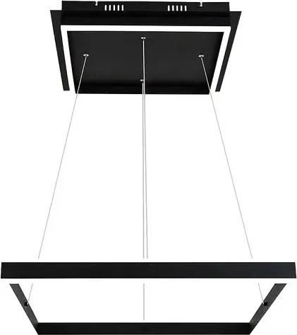 Quadro beltéri függeszték 60w 1670lm ip20 matt fekete