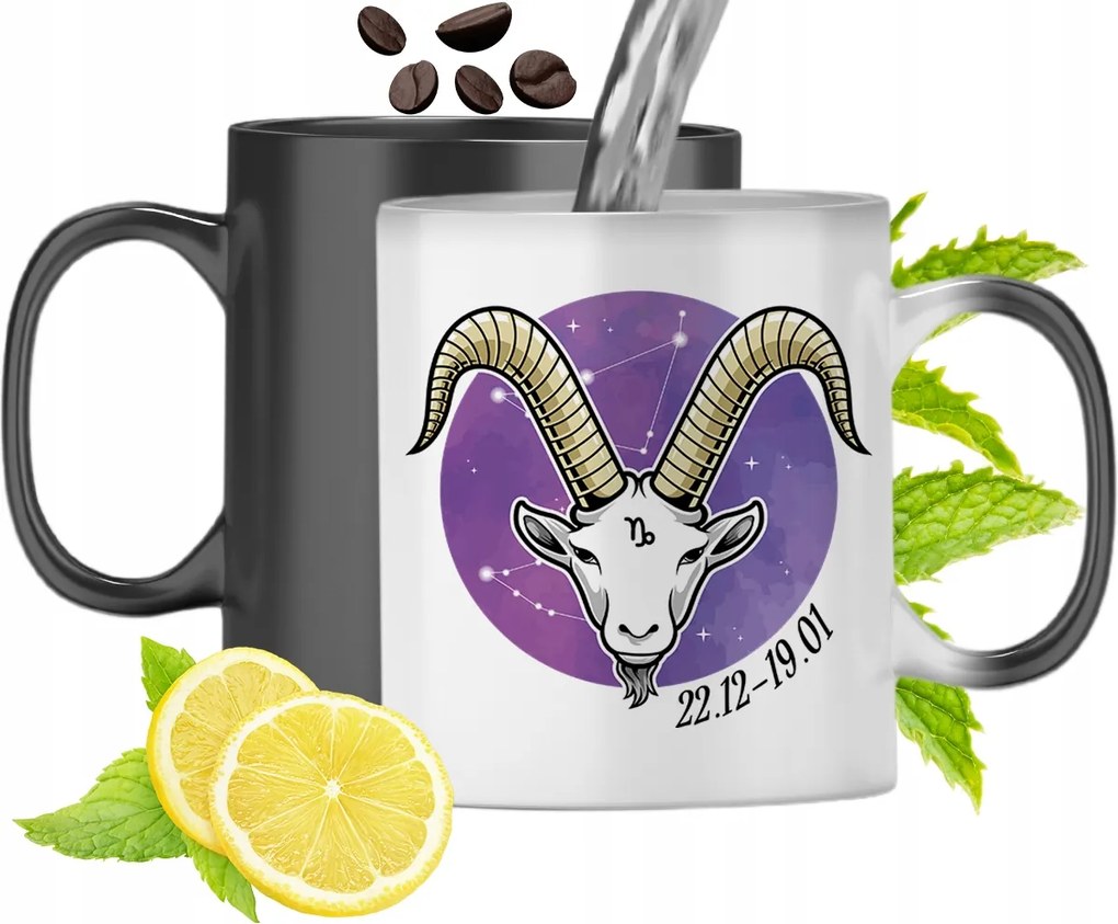 Mágikus Bögre Csillagjegyek Színváltó Nyomtatott Fényképpel