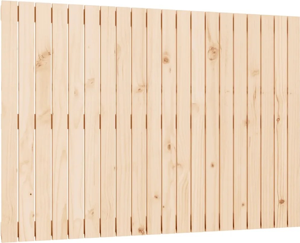 vidaXL tömör fenyőfa fali fejtámla 127,5 x 3 x 90 cm