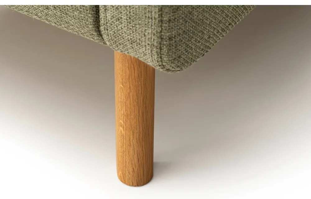 Zöld kárpitozott ágyneműtartós franciaágy ágyráccsal 140x200 cm Lotte – Meise Möbel